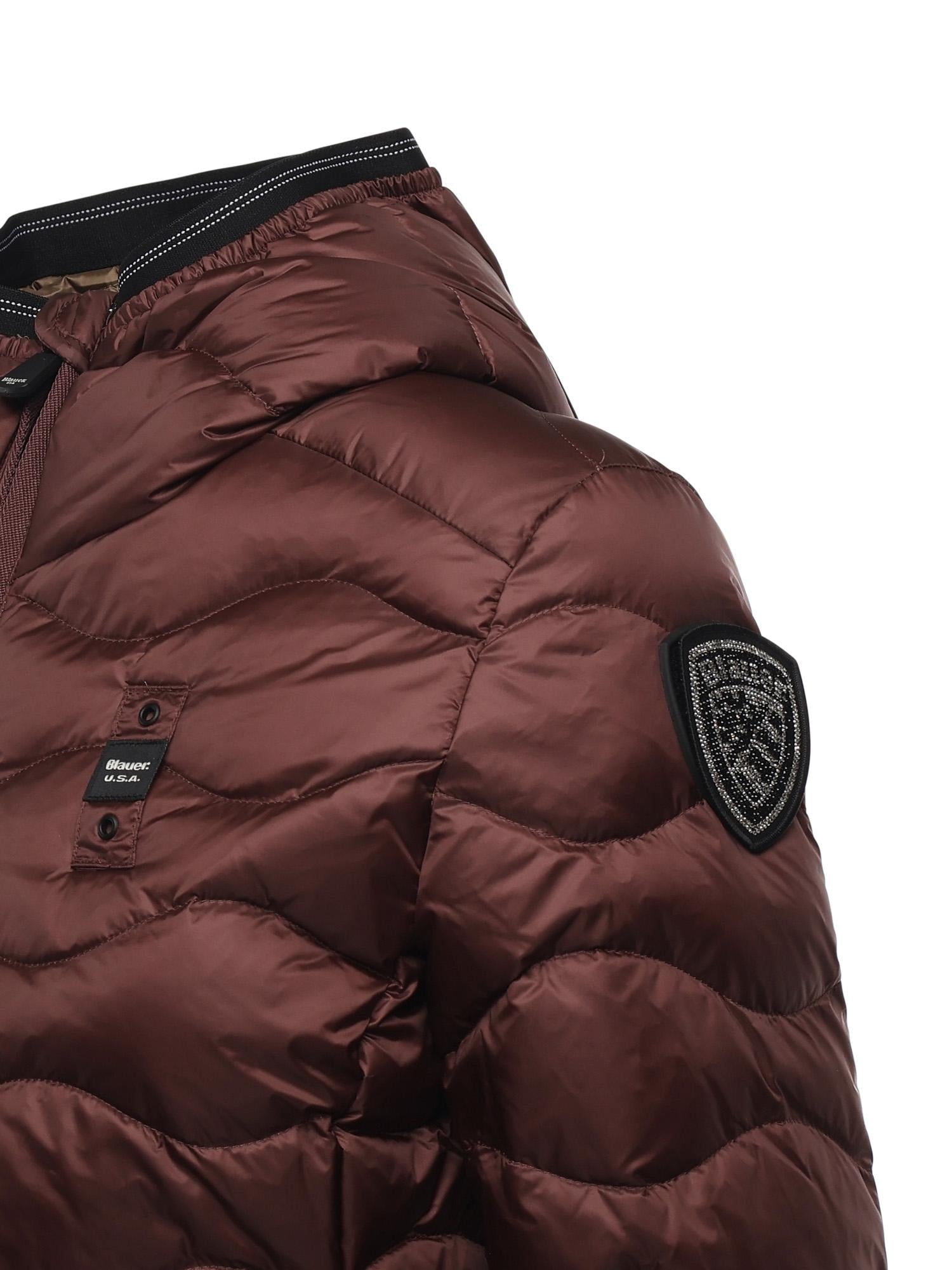 Piumino ad onde Camelia 25WBLDC03095 00604750ALT BLAUER 