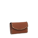 Portafoglio Rockstud in pelle con catena 7W2P0AR6 VSHHG5 VALENTINO GARAVANI 