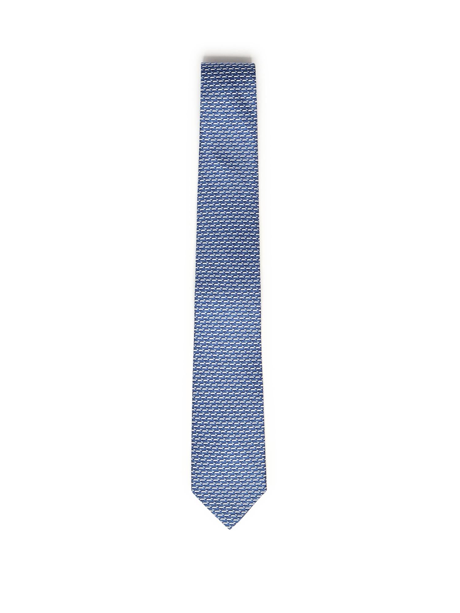 Cravatta in seta con stampa 351311 788886003 FERRAGAMO 