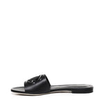 Slide in pelle di vitello e logo CQ0436 AY32980999 DOLCE & GABBANA 