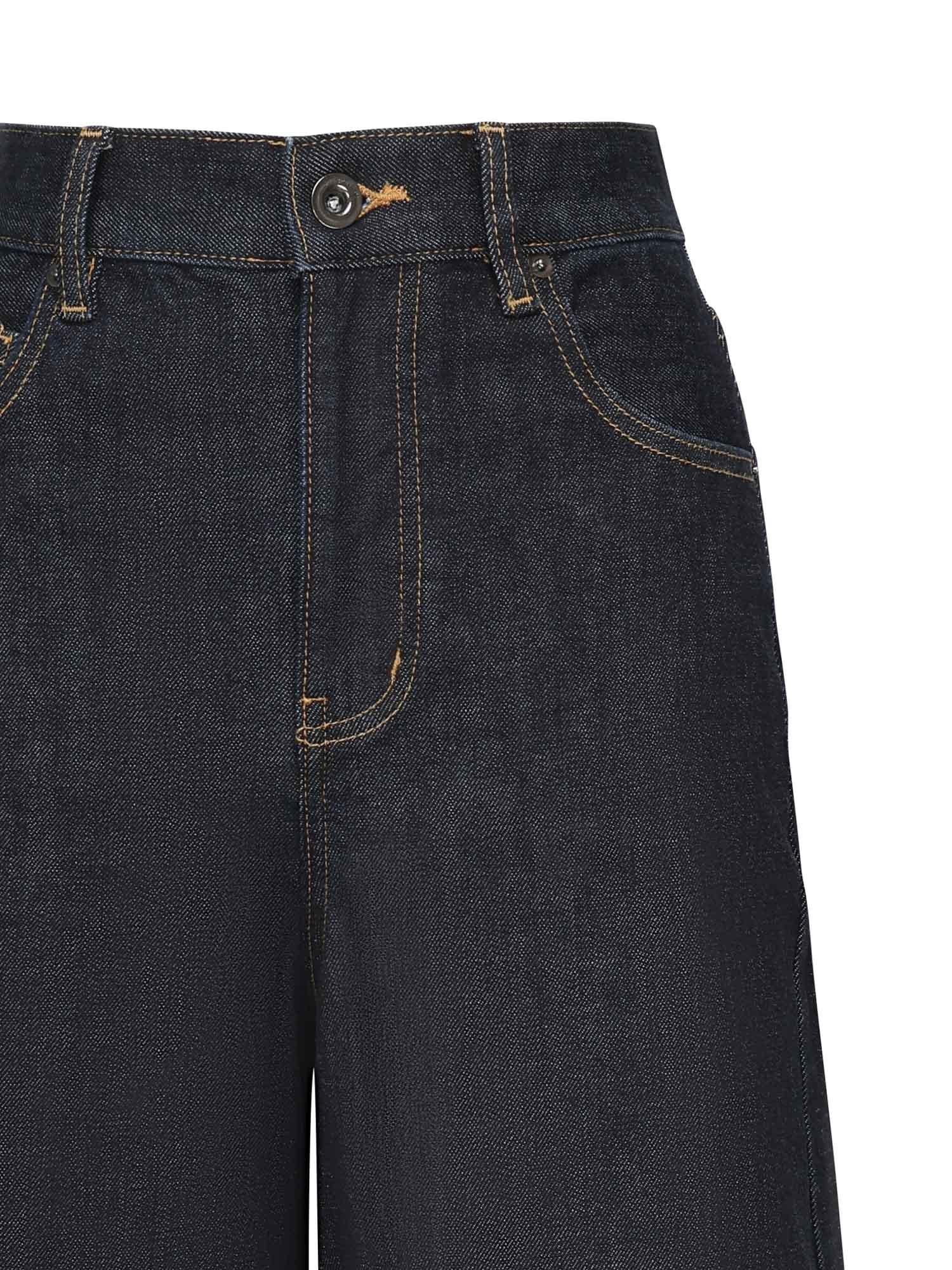 Jeans barrel in denim PF25827P BL SELF-PORTRAIT 