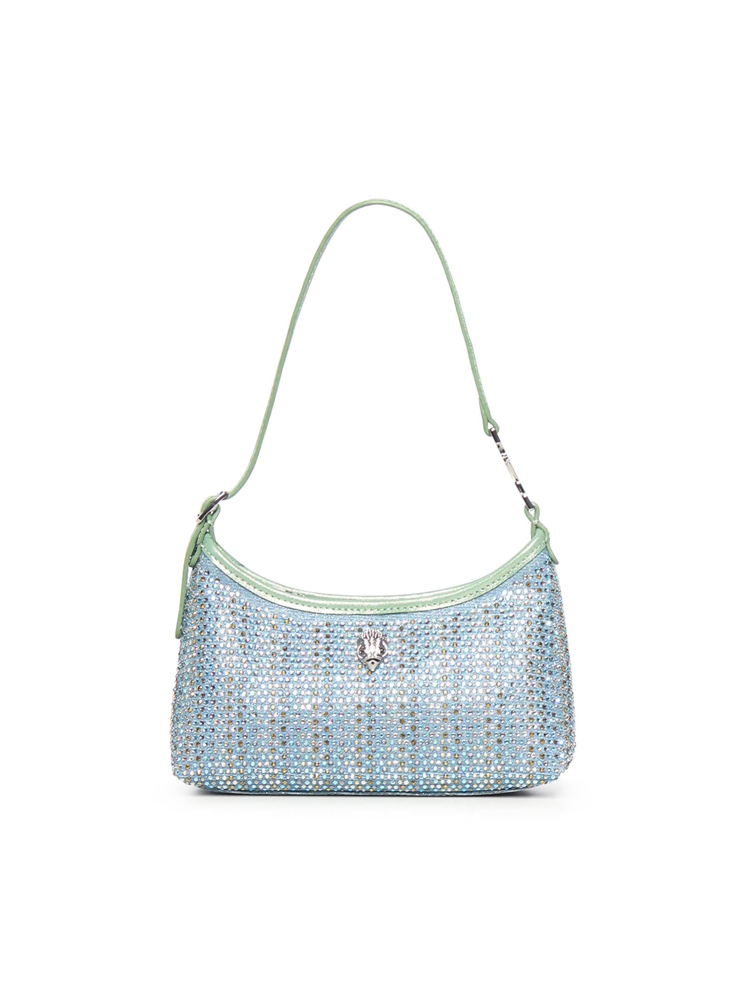 Borsa a spalla Kurt con cristalli 5586086609 BLUE KURT GEIGER 