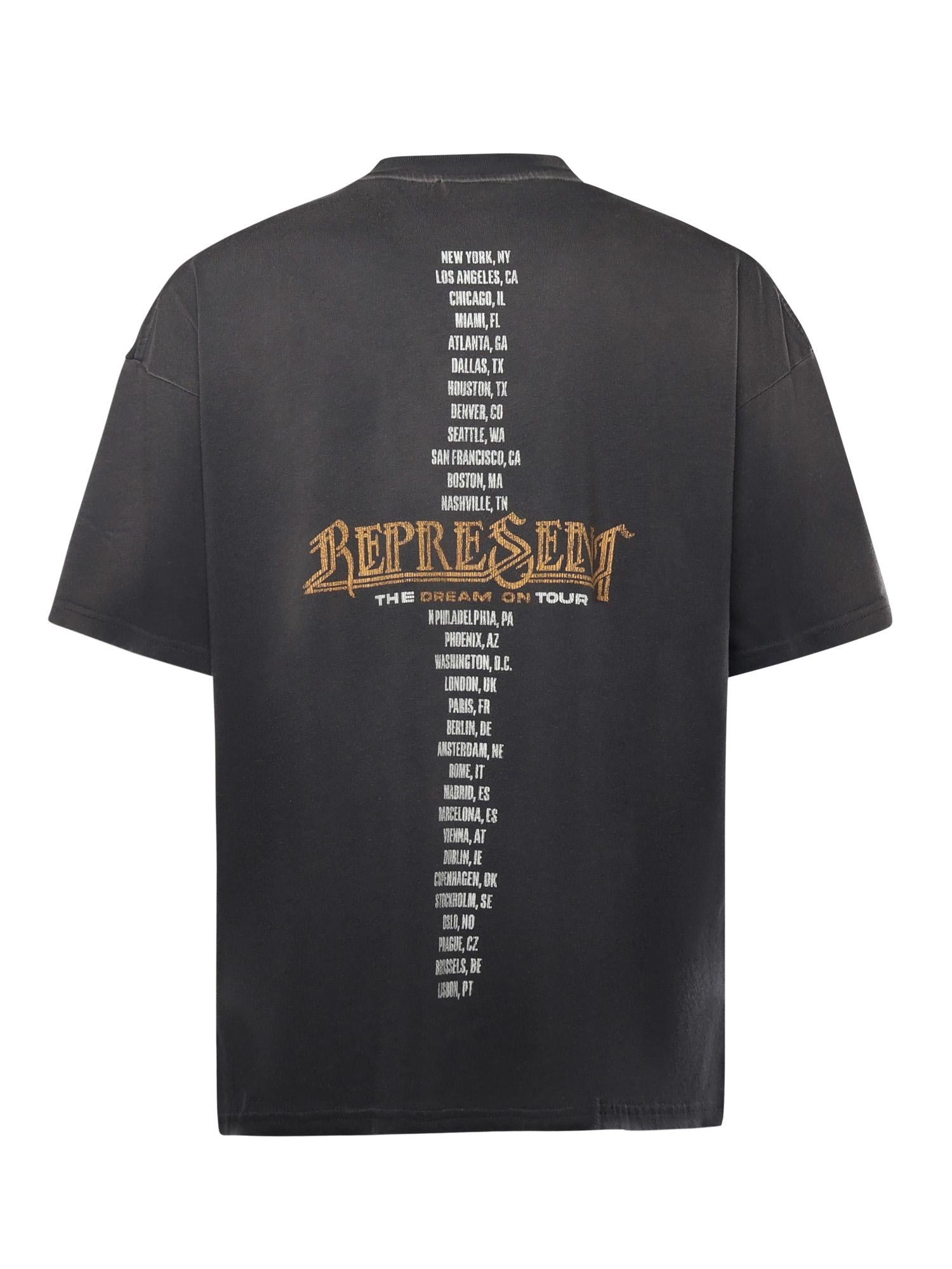 T-shirt Golden Tour in cotone MLM100823 46 REPRESENT 