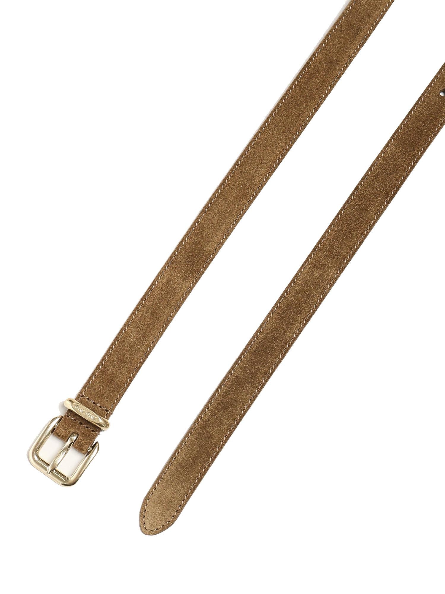 Cintura in pelle scamosciata 5CC697 2CSSF0393 MIU MIU 