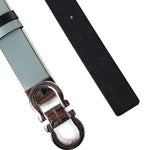 Cintura Gancini in pelle di vitello reversibile 230294 771066001 FERRAGAMO 