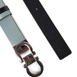 Cintura Gancini in pelle di vitello reversibile 230294 771066001 FERRAGAMO 