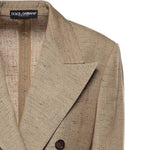 Giacca doppiopetto Sicilia effetto tweed F29YFT HUMWCS8230 DOLCE & GABBANA 