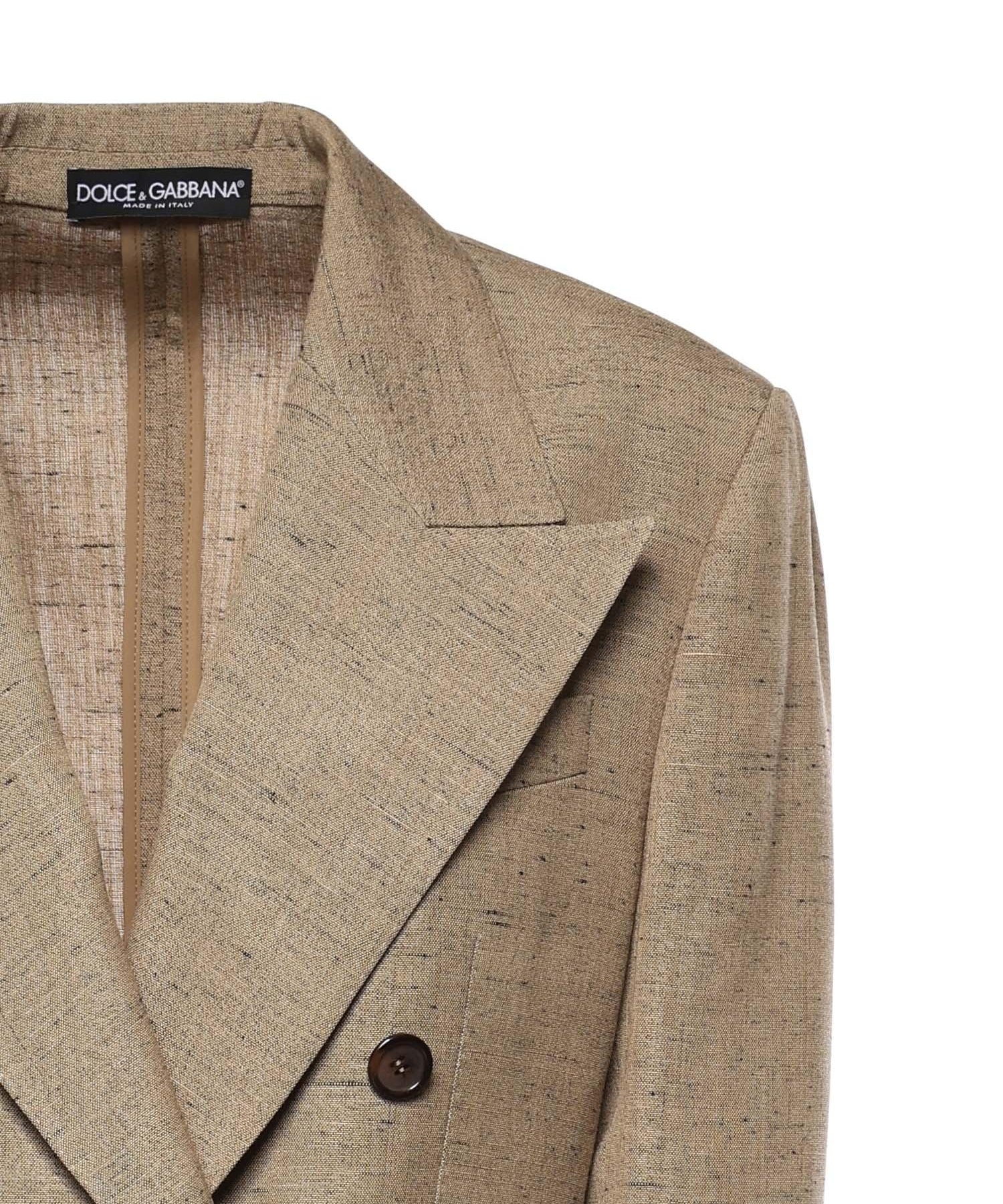 Giacca doppiopetto Sicilia effetto tweed F29YFT HUMWCS8230 DOLCE & GABBANA 