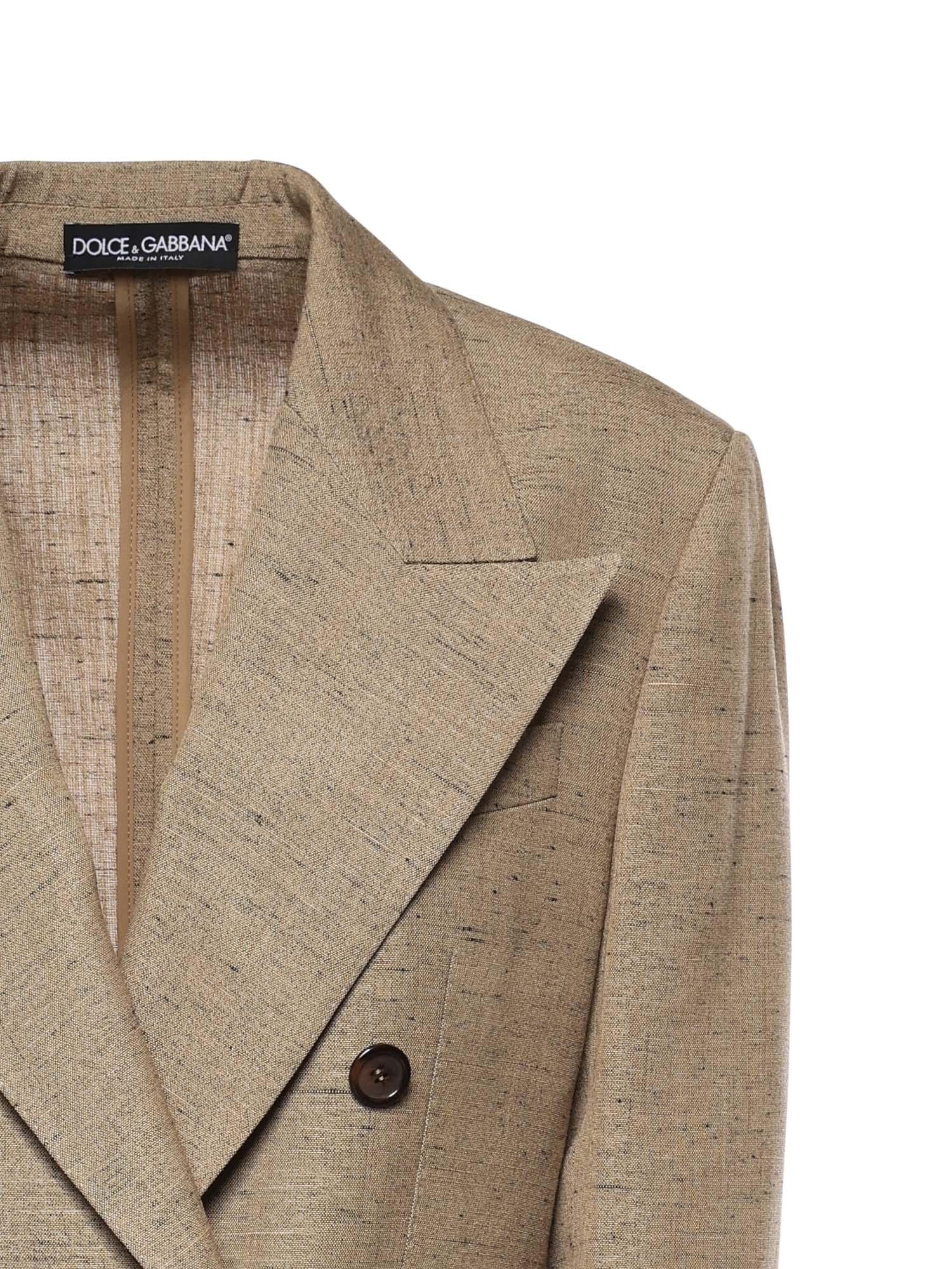 Giacca doppiopetto Sicilia effetto tweed F29YFT HUMWCS8230 DOLCE & GABBANA 