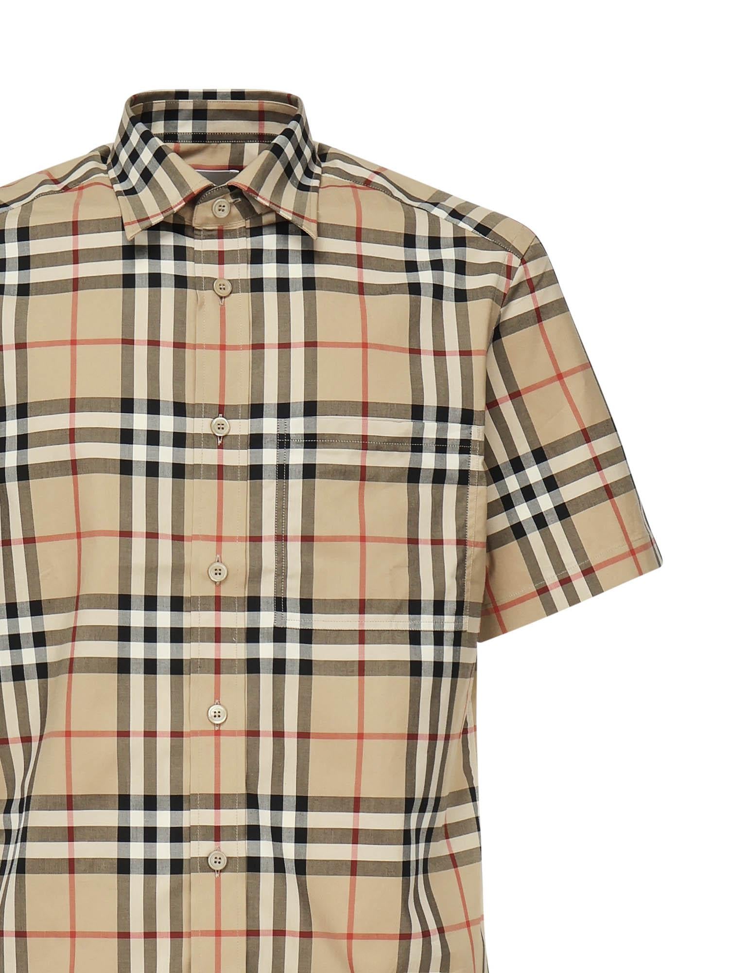 Camicia Check in cotone 8079587 A7028 BURBERRY 