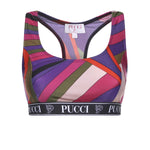 Top in lycra con stampa Iride 5UTP56 5U755011 PUCCI 