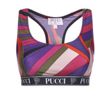Top in lycra con stampa Iride 5UTP56 5U755011 PUCCI 