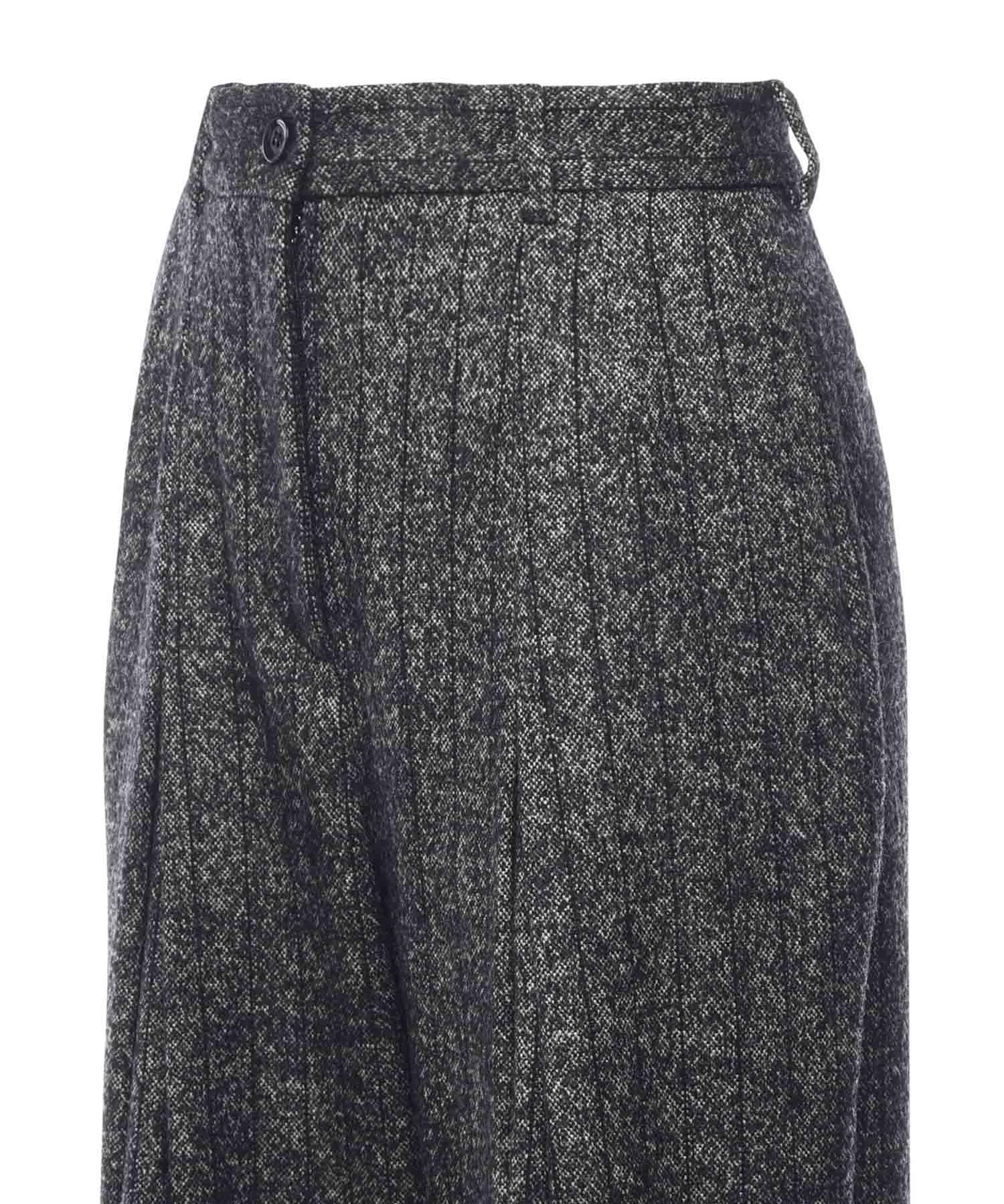 Pantaloni in lana rigata FTDC7T FRZANS8051 DOLCE & GABBANA 