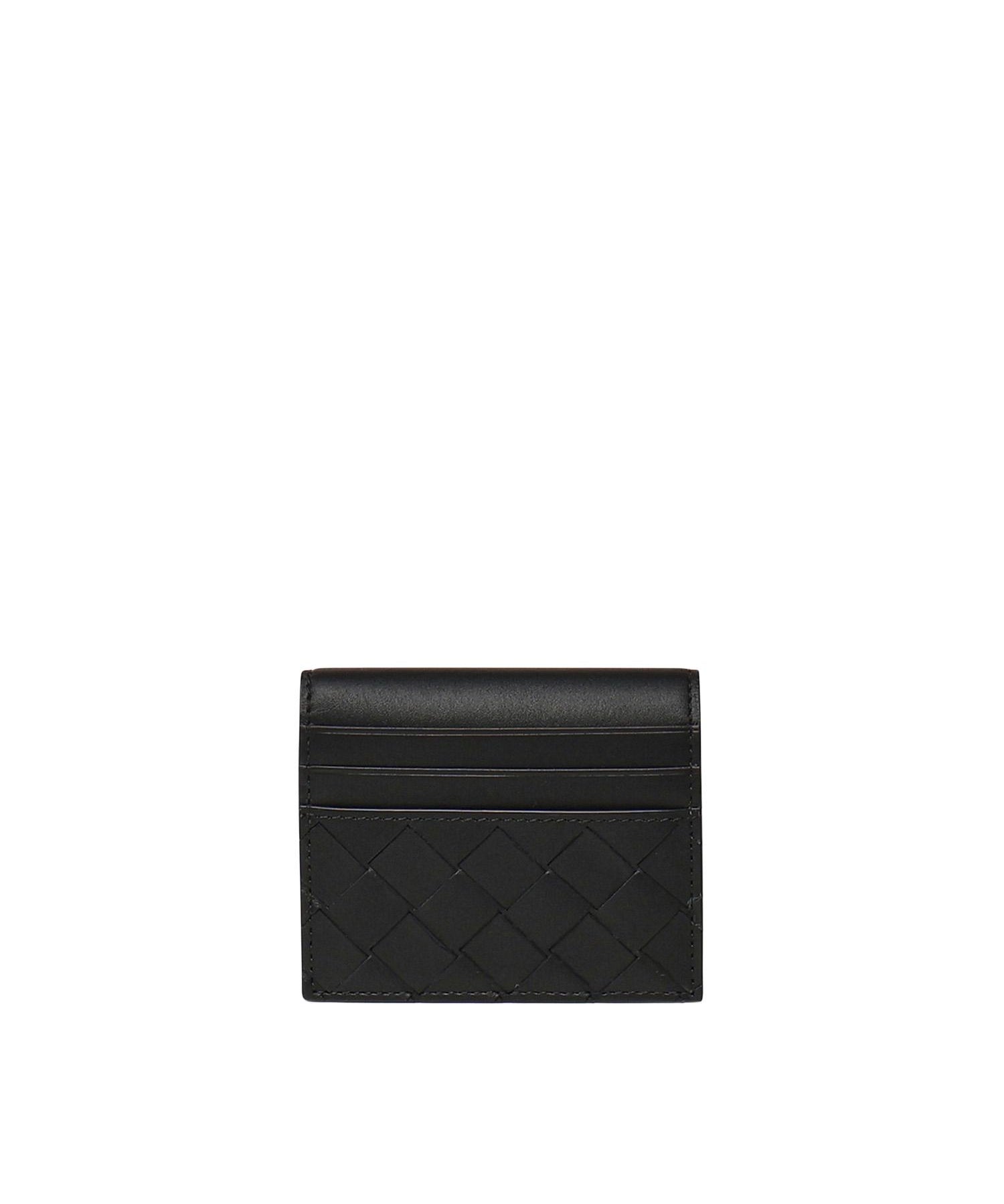 Portacarte Intrecciato in pelle<BR/> 793863 VCPQ31000 BOTTEGA VENETA 