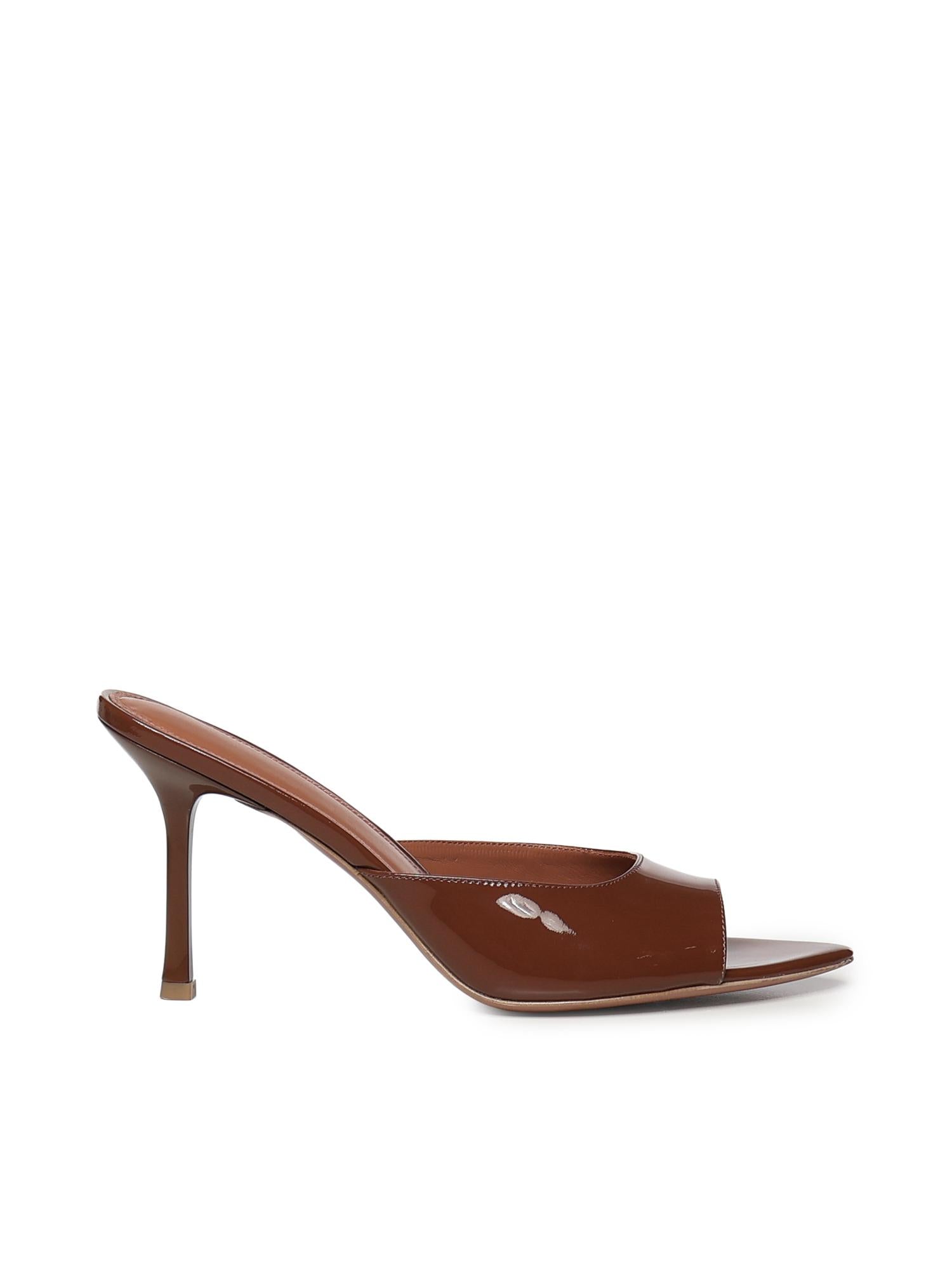 Mule Connie in vernice CONNIE VERNICEBROWN GIULIANO GALIANO 