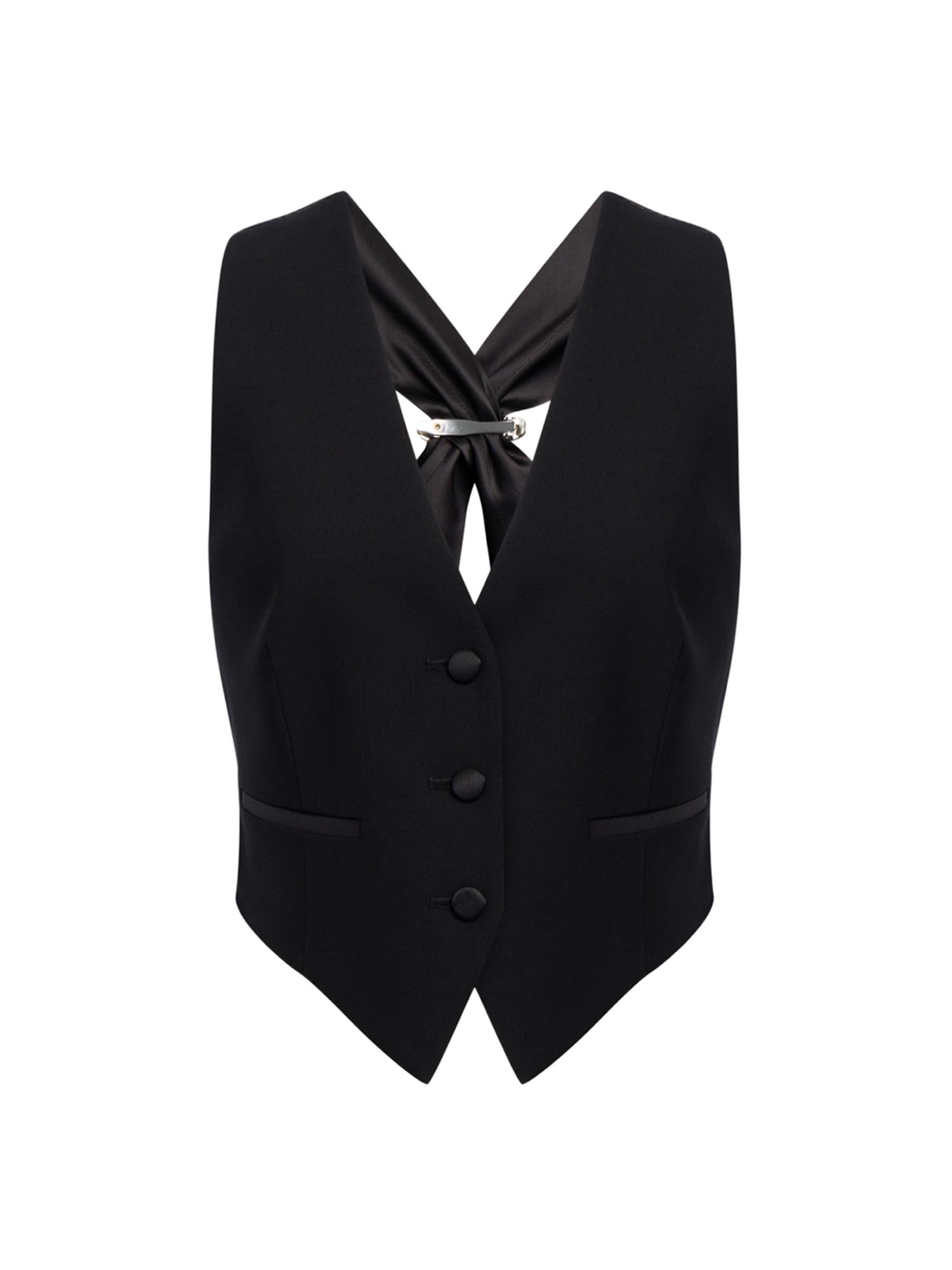Gilet in tela bistretch DJ857 TS0009D999 DONDUP 