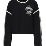 Maglione Alicudi con logo 105397 A2PKEZ1 PINKO 