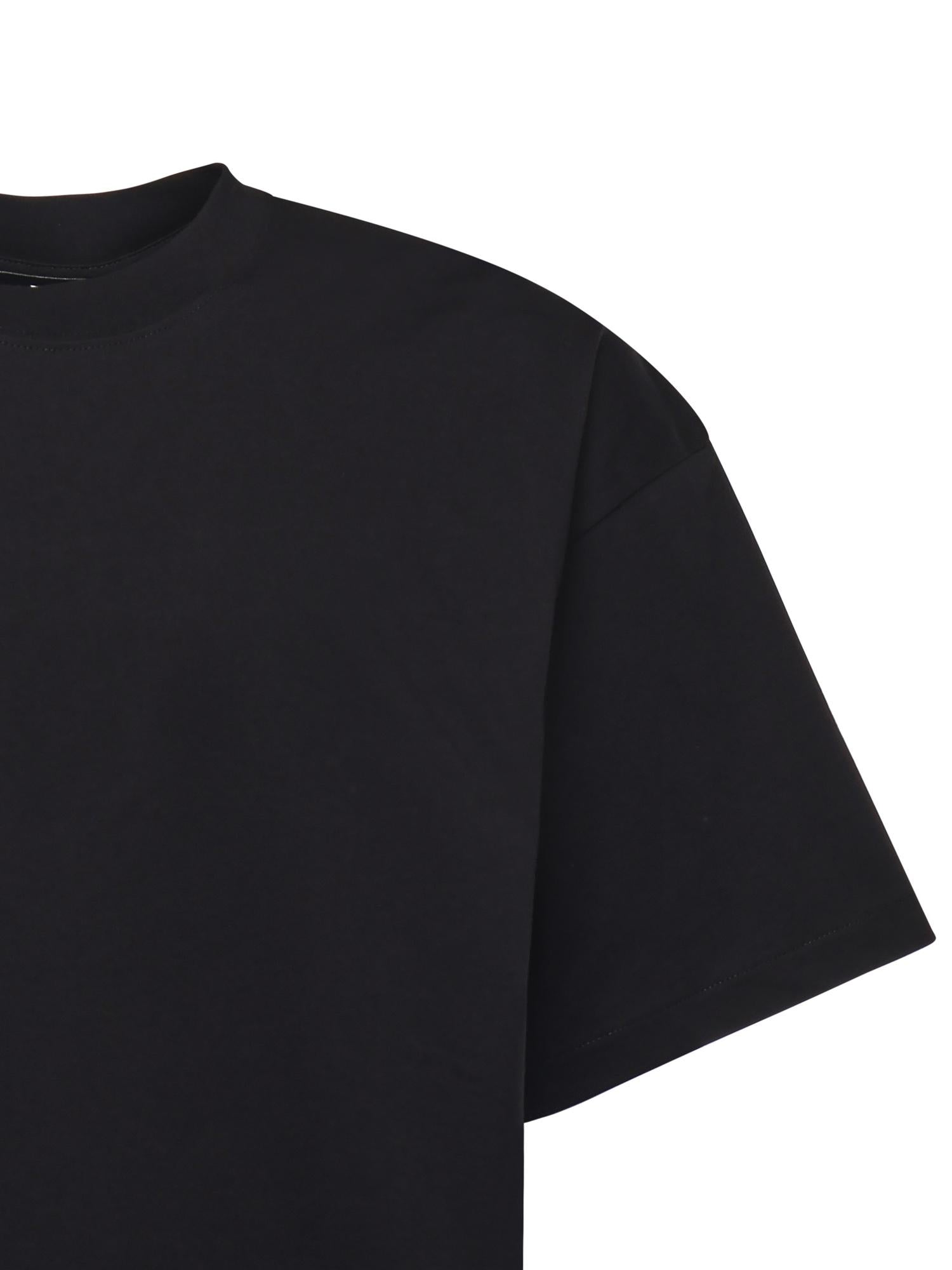 T-shirt Initial in cotone INM4742 001 REPRESENT 