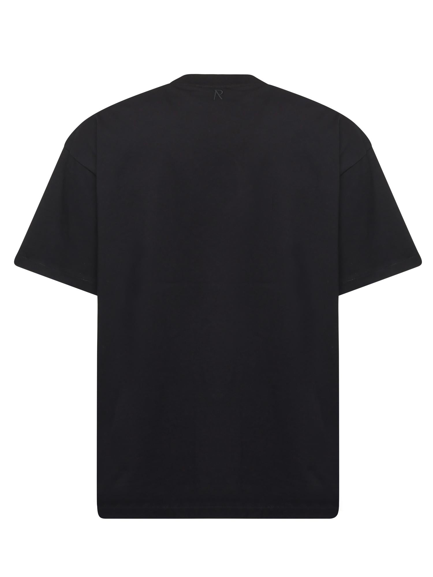 T-shirt Initial in cotone INM4742 001 REPRESENT 
