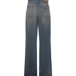 Jeans a gamba larga in denim SH0LA0014 M30017994 MM6 Maison Margiela 