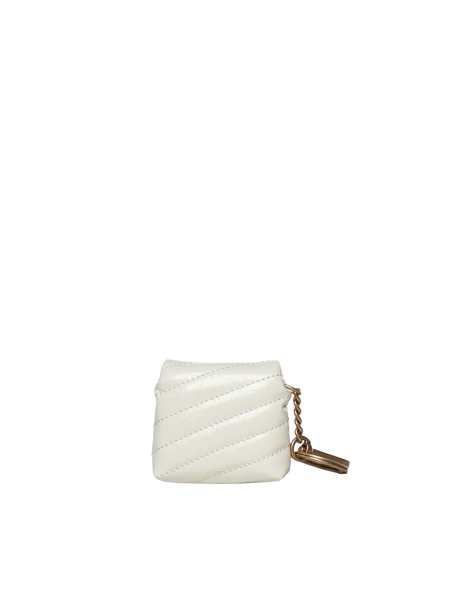 Custodia AirPods Love Bag Puff in pelle 105869 A37OZ14Q PINKO 