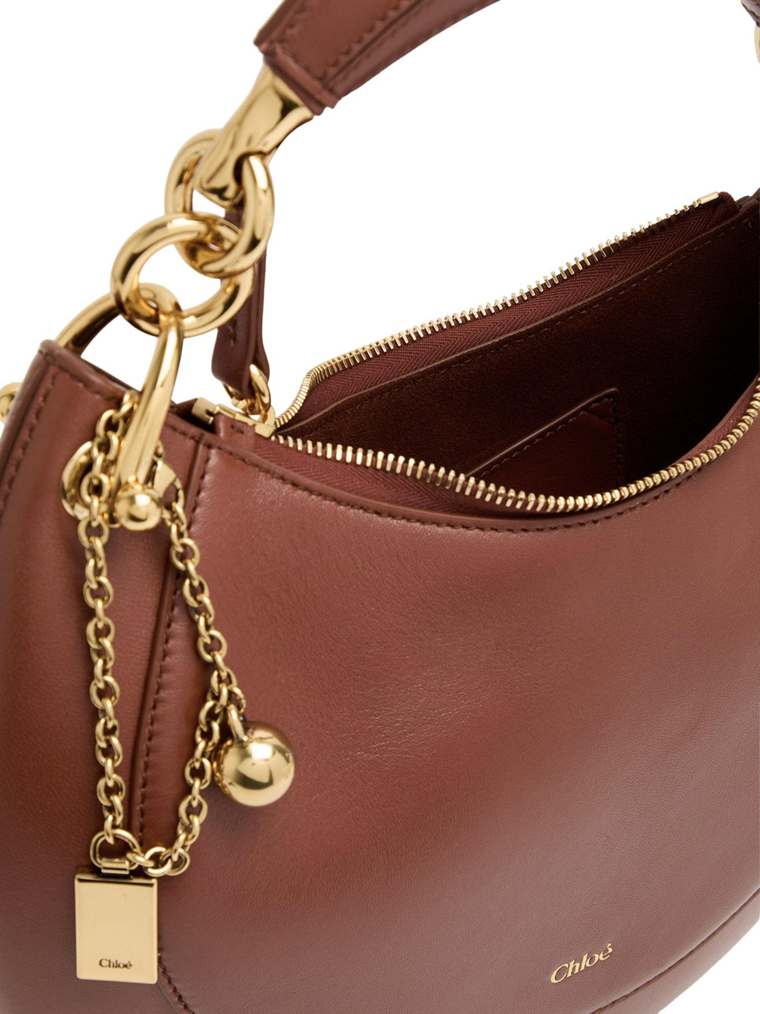 Borsa hobo Chloé Banana piccola in pelle CH26AS921S60 26P CHLOÉ 