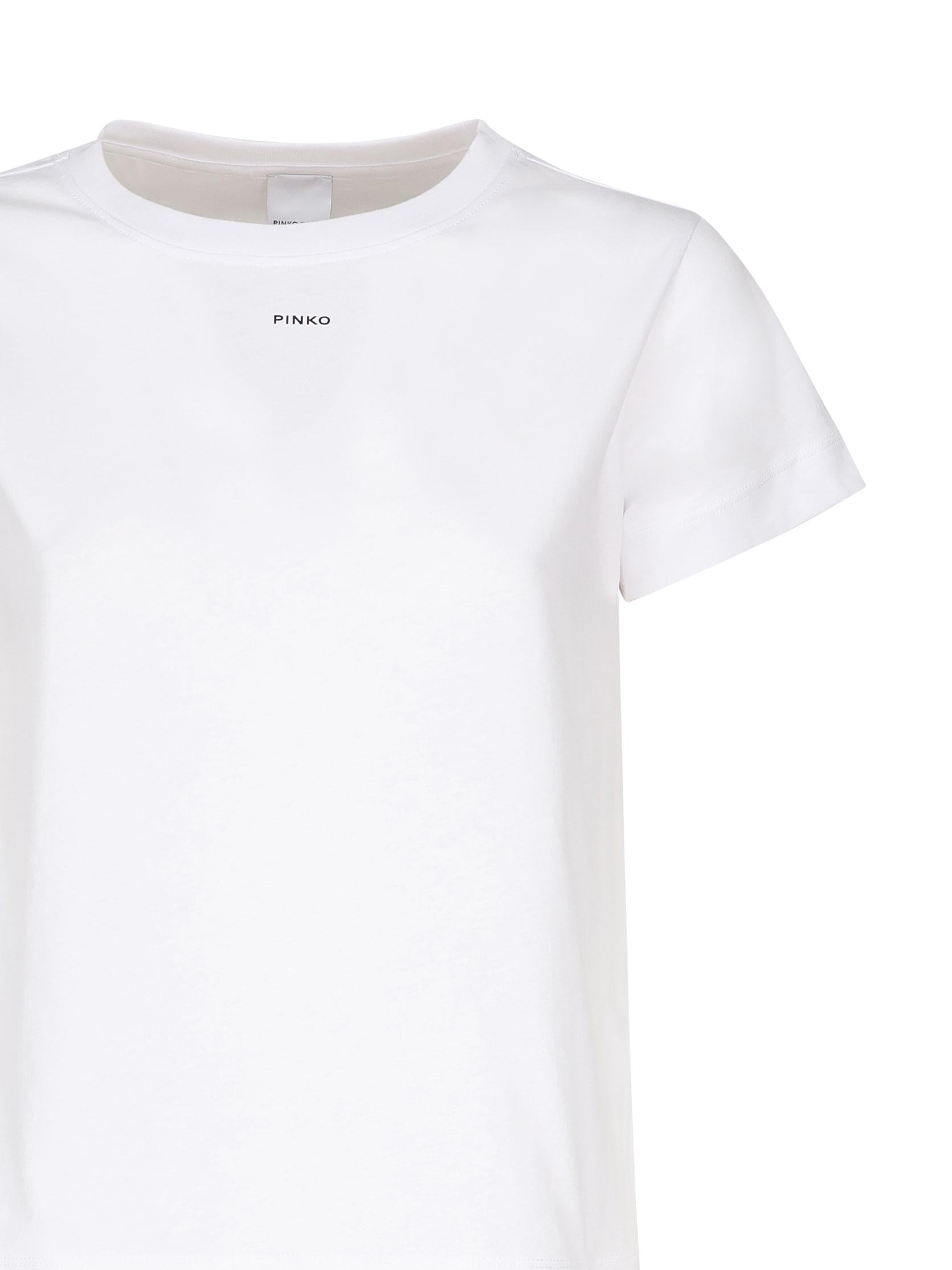 T-shirt mini logo 100373 A228Z04 PINKO 