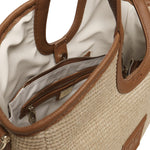 Tote bag Jenny 73BS8VR02P JENNYNATURALE/CUOIO V° 73 