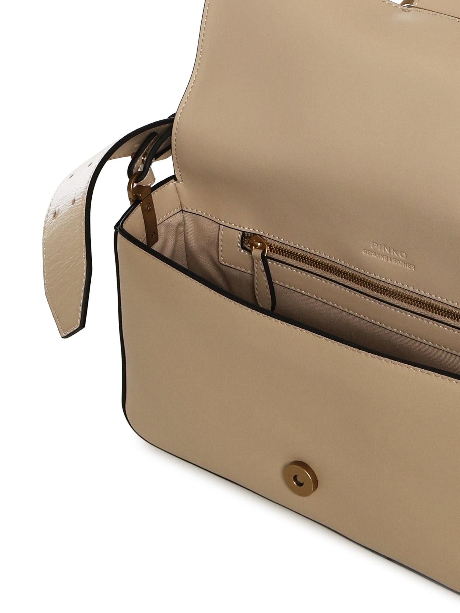 Borsa media a spalla Love Bag in pelle 104524 A0QOC50Q PINKO 