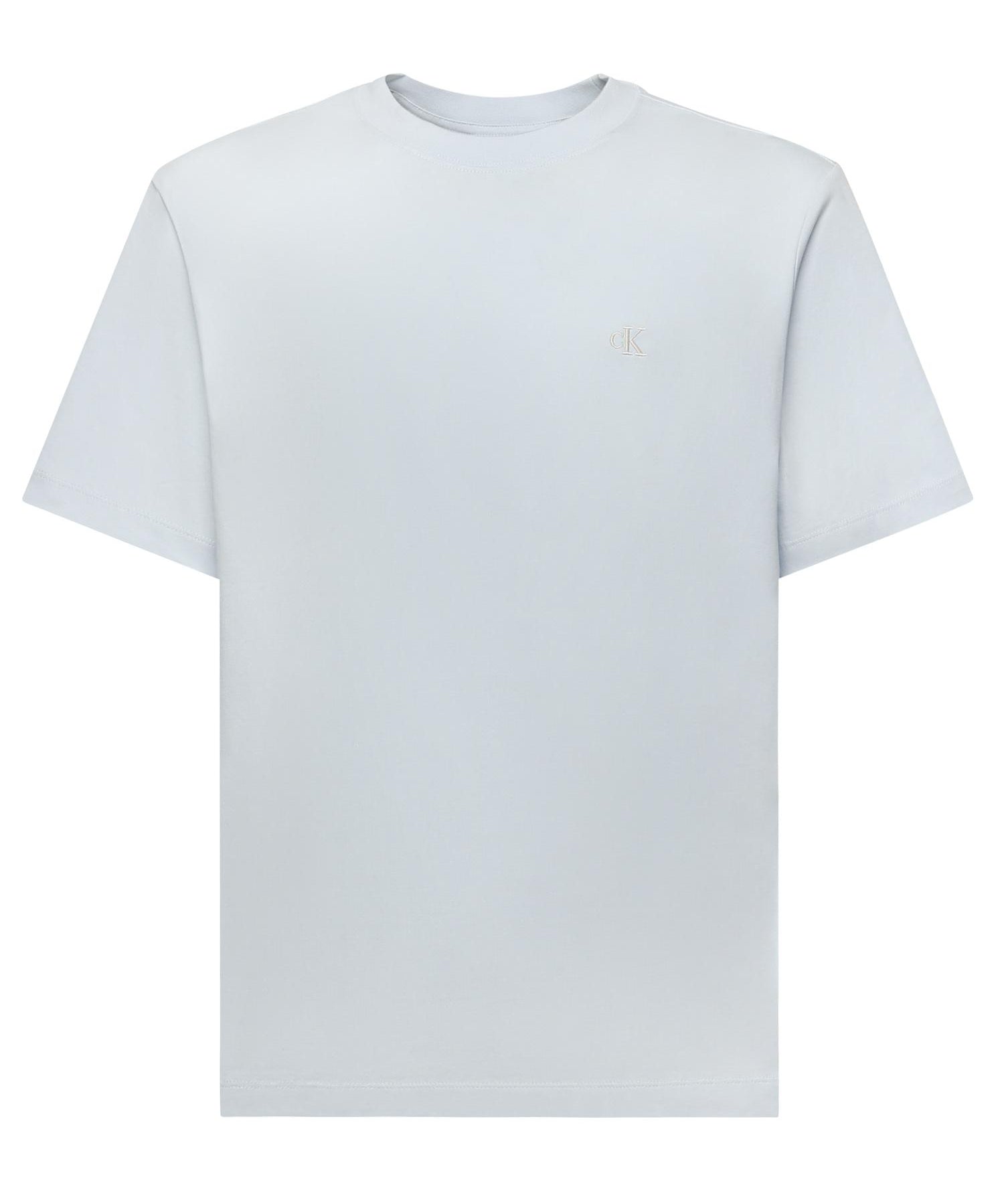 T-shirt con ricamo logo LV04RC275G CIQ CALVIN KLEIN 