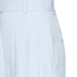 Pantaloni in twill di seta e viscosa 820107 V5D904350 BOTTEGA VENETA 