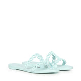 Sandali flat Infinity Chain Jelly ICJFLAS0 JLYSRZ AQUAZZURA 
