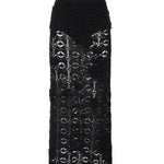 Gonna midi in crochet con fiori 106861 A3B8Z99 PINKO 