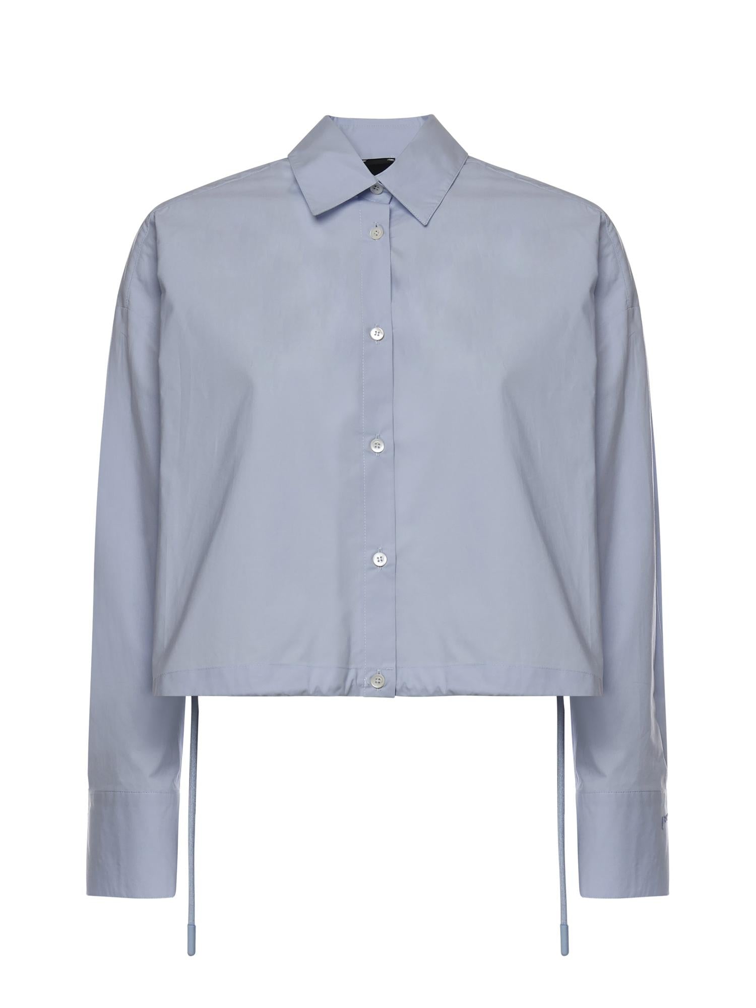 Camicia cropped in cotone 106249 A32LG50 PINKO 