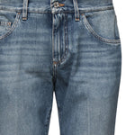 Jeans modello Classic cinque tasche in cotone con abrasioni GP02XD G8MG8S9001 DOLCE & GABBANA 