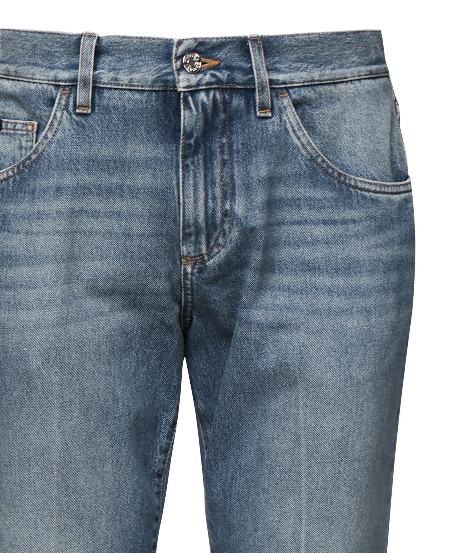 Jeans modello Classic cinque tasche in cotone con abrasioni GP02XD G8MG8S9001 DOLCE & GABBANA 