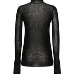 Maglia in lana con micro paillettes 105821 A2PMZ99 PINKO 