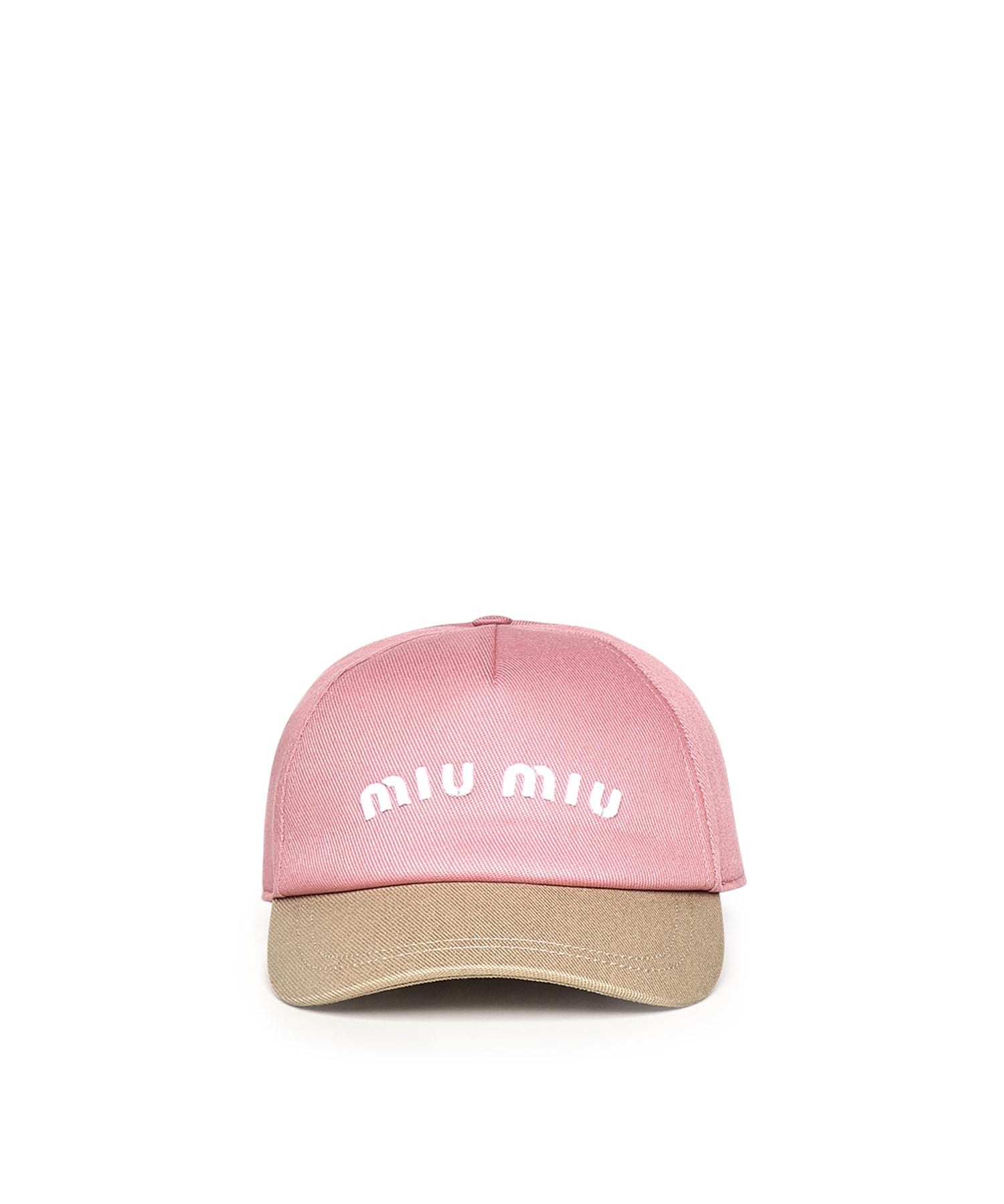 Cappello da baseball in drill 5HC179 ACQ1FOW0M MIU MIU 