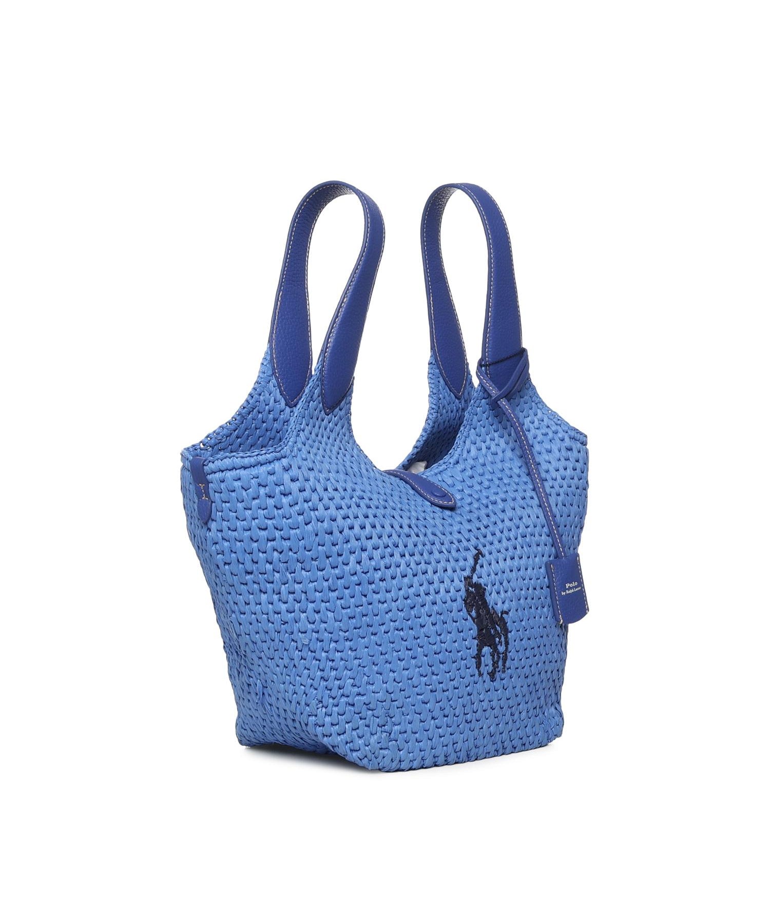 Borsa tote in rafia e viscosa 428P12005 001 POLO RALPH LAUREN 