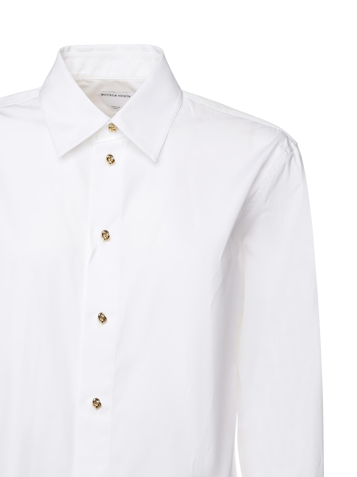 Camicia in popeline di cotone 838420 V2H209000 BOTTEGA VENETA 