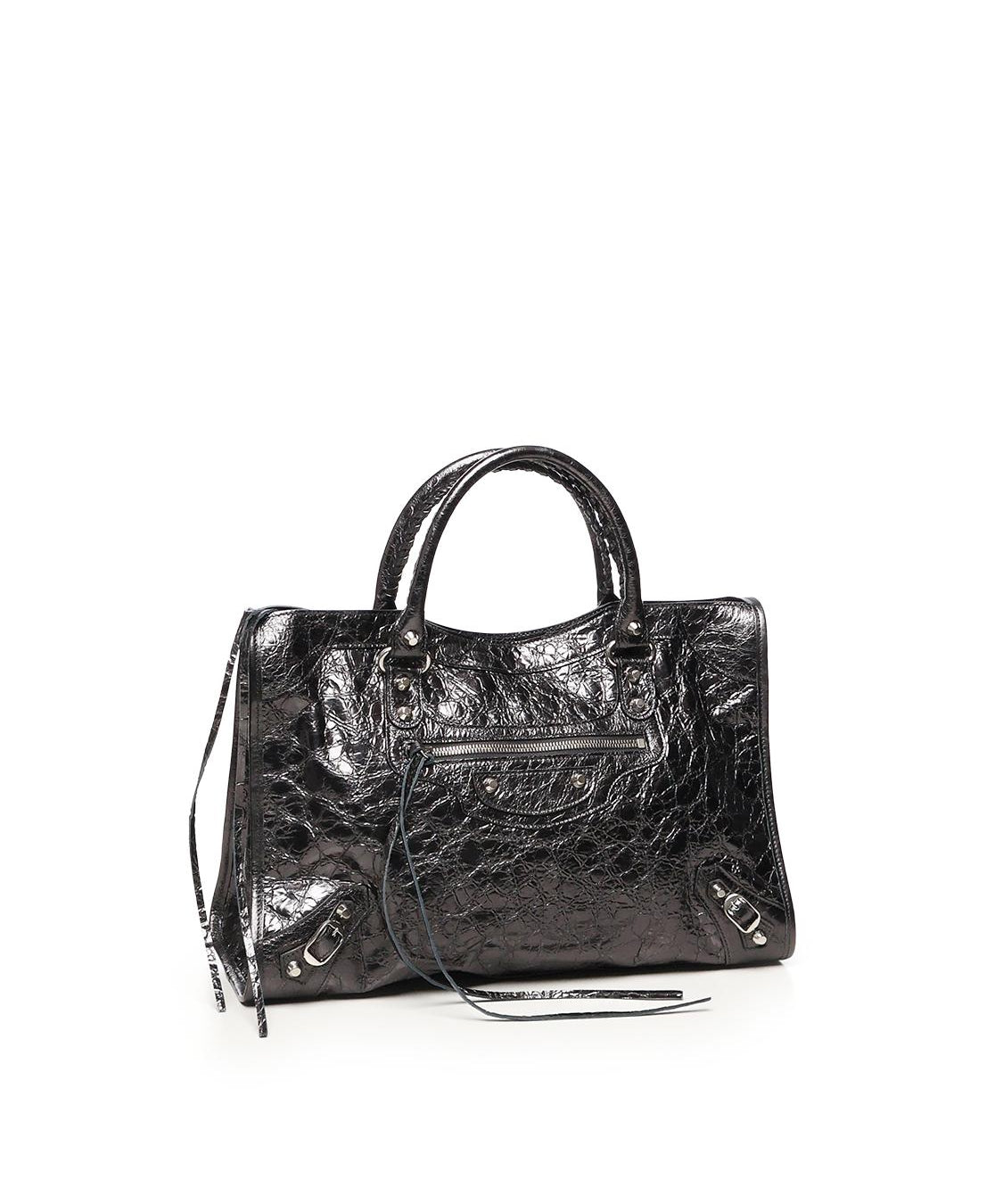Borsa Le City Media in pelle metallizzata 823058 2AA9R1314 BALENCIAGA 