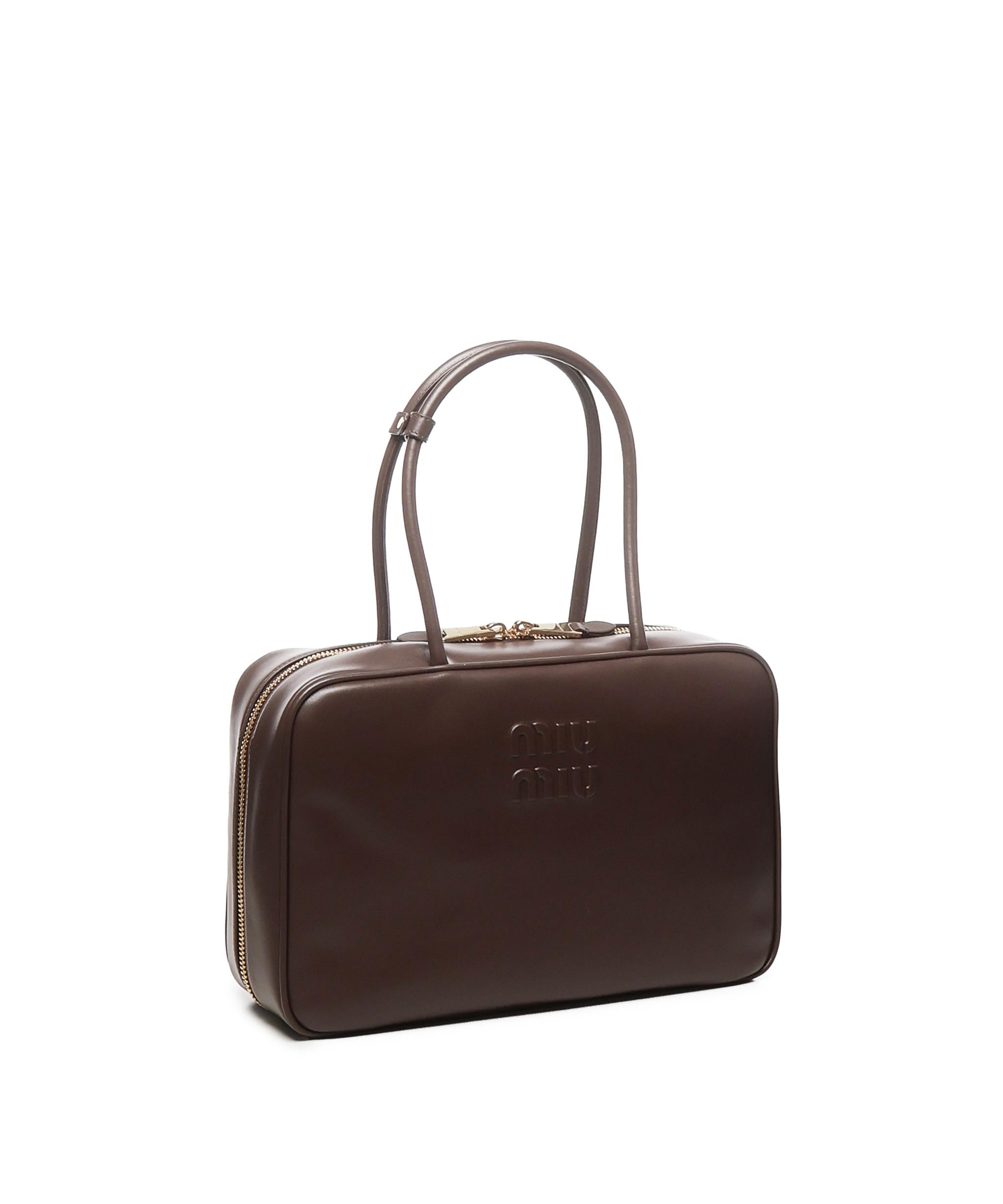 Borsa Beau in pelle 5BB117 2CRWF0NBL MIU MIU 