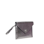 Bustina in pelle metalizzata con logo 104820 A2O9KZ7E PINKO 