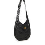 Borsa hobo in nappa motivo chevron 7W0B0S29 GHA0NO VALENTINO GARAVANI 