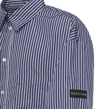 Camicia a righe in popeline di cotone con logo 857814 TTM348502 BALENCIAGA 
