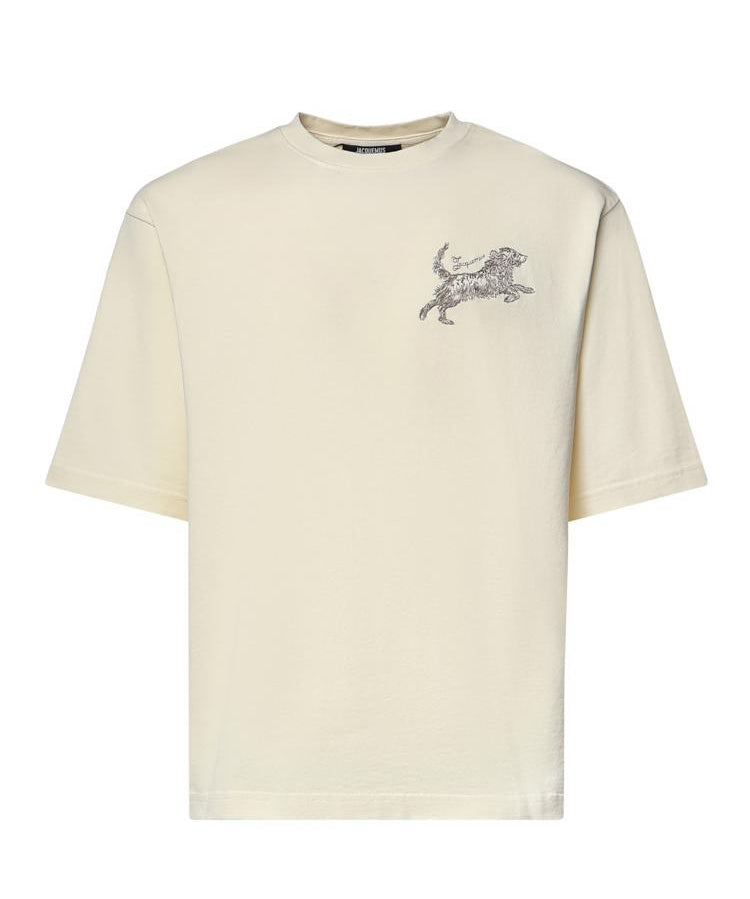 T-shirt Rita in jersey di cotone TSU00346AJ00226 015 JACQUEMUS 