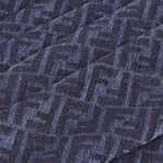Scialle FF jacquard in cotone e lana FXT069 AWEWF0RU7 FENDI 