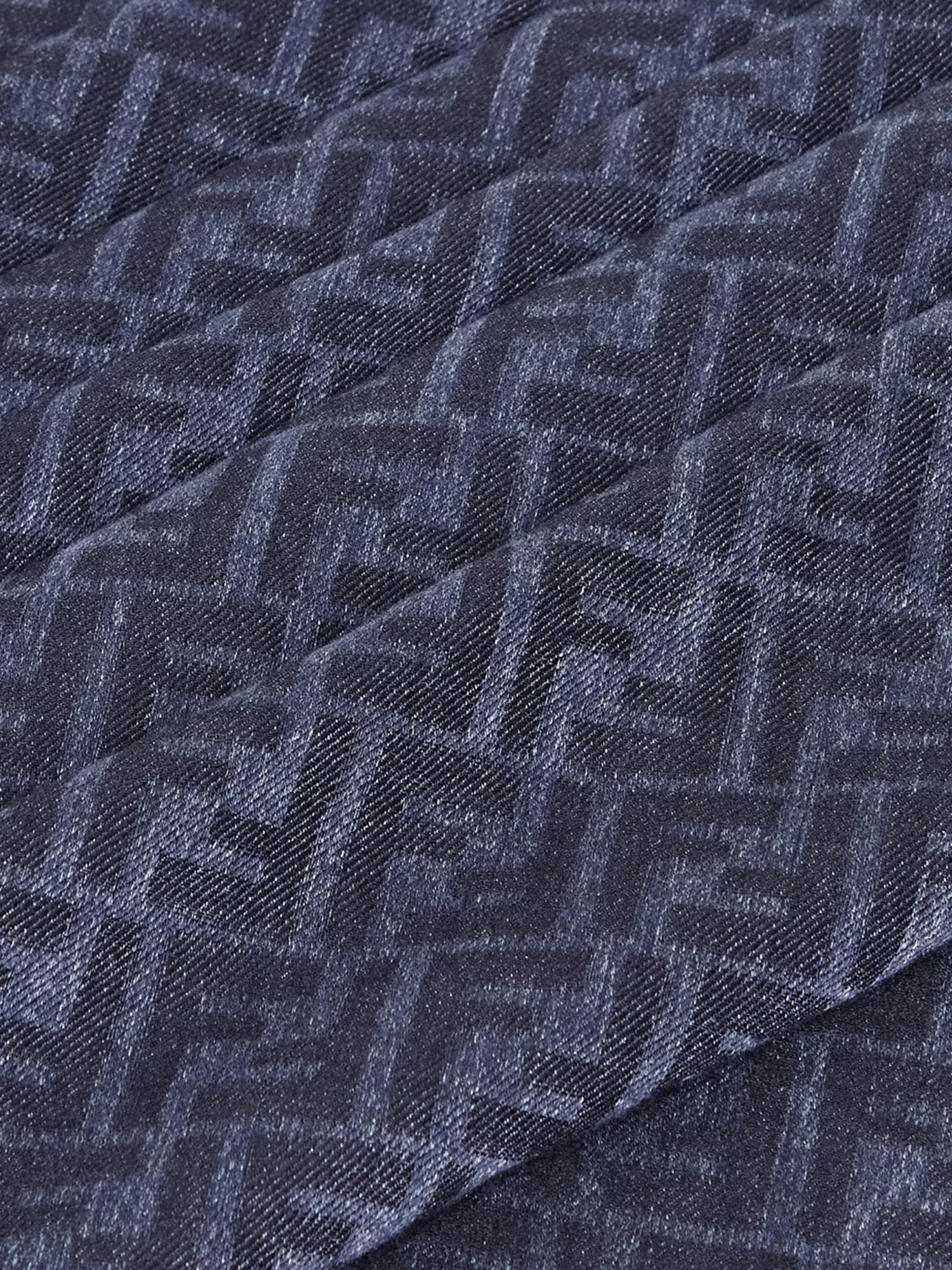 Scialle FF jacquard in cotone e lana FXT069 AWEWF0RU7 FENDI 