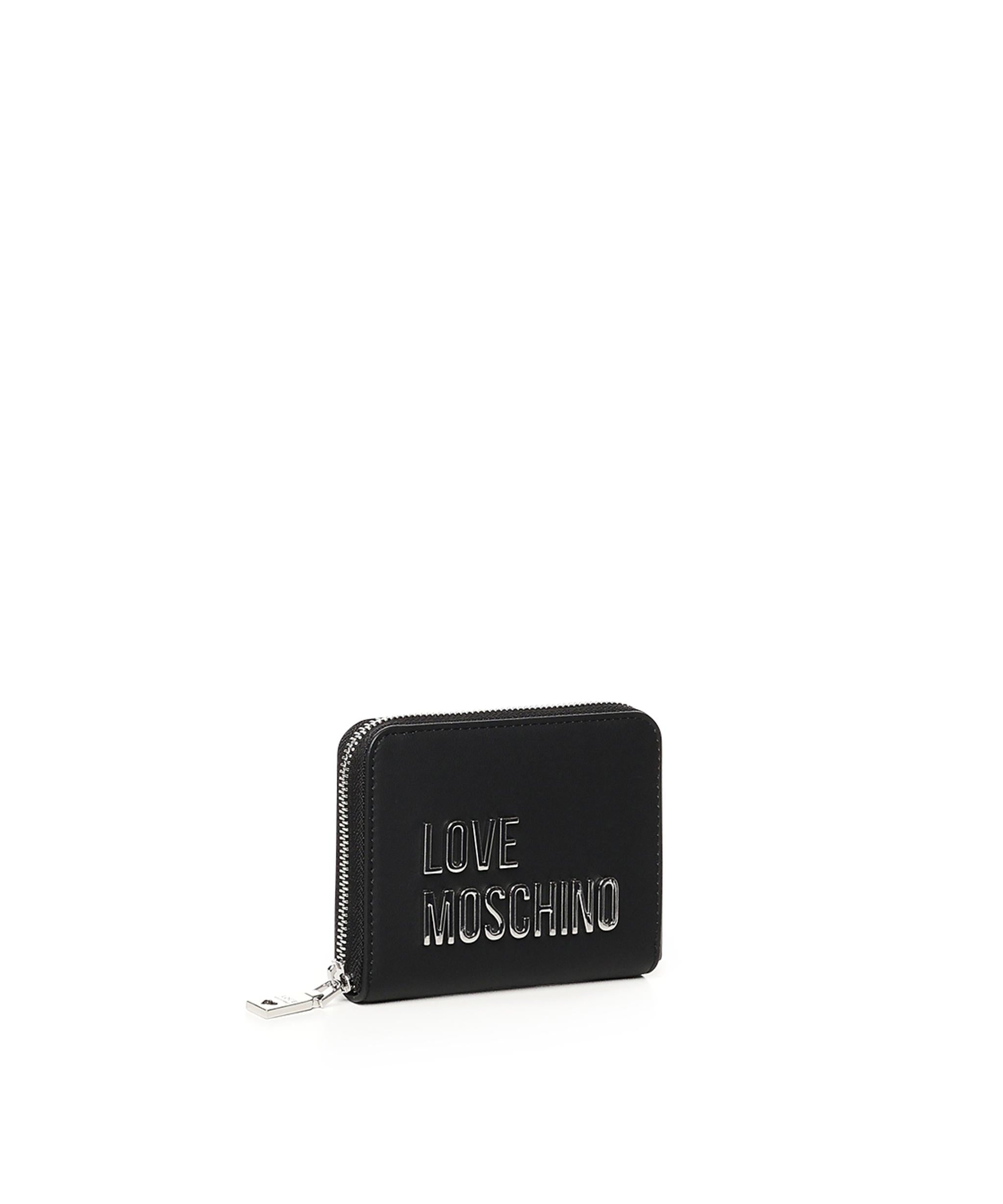 Portafoglio piccolo zip around JC5613PP1MKD0 00B LOVE MOSCHINO 