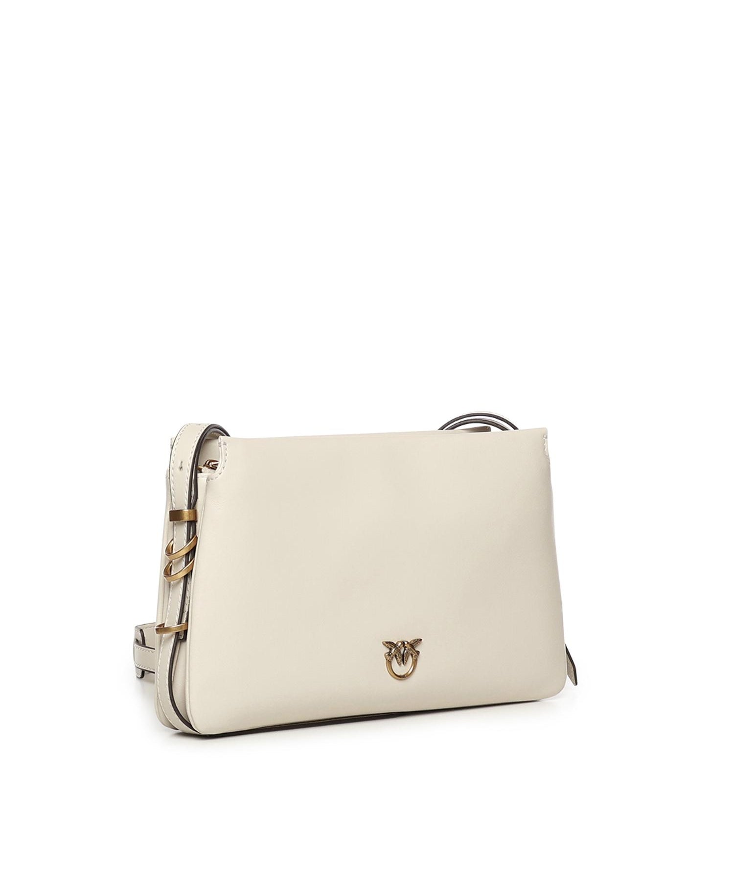 Borsa a tracolla Mini One, Two, Three Bag in pelle 105883 A0QOZ14Q PINKO 